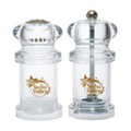 Round Salt Shaker And Pepper Mill Set (5 1/4")